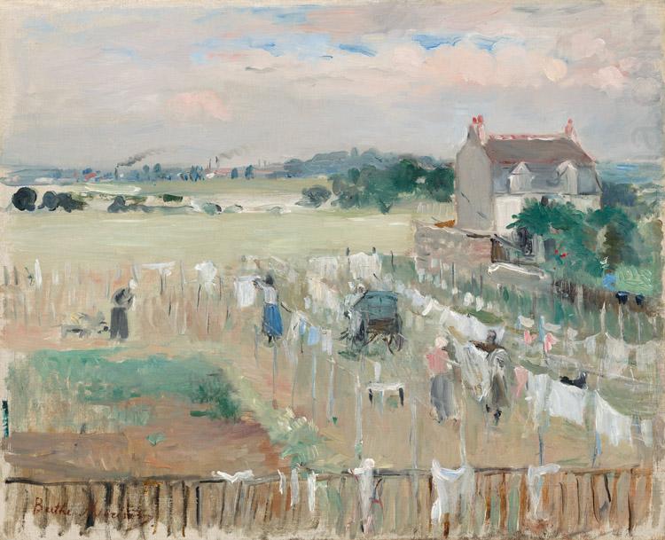 Hanging the Laundry out to Dry (nn02), Berthe Morisot